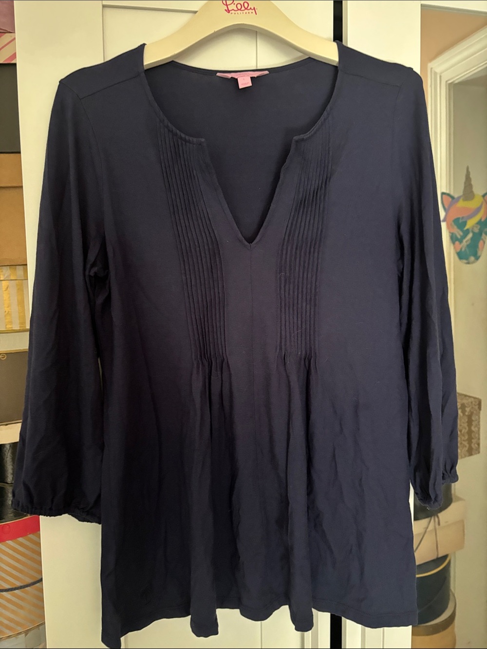 Lilly Pulitzer Pin Tuck Top